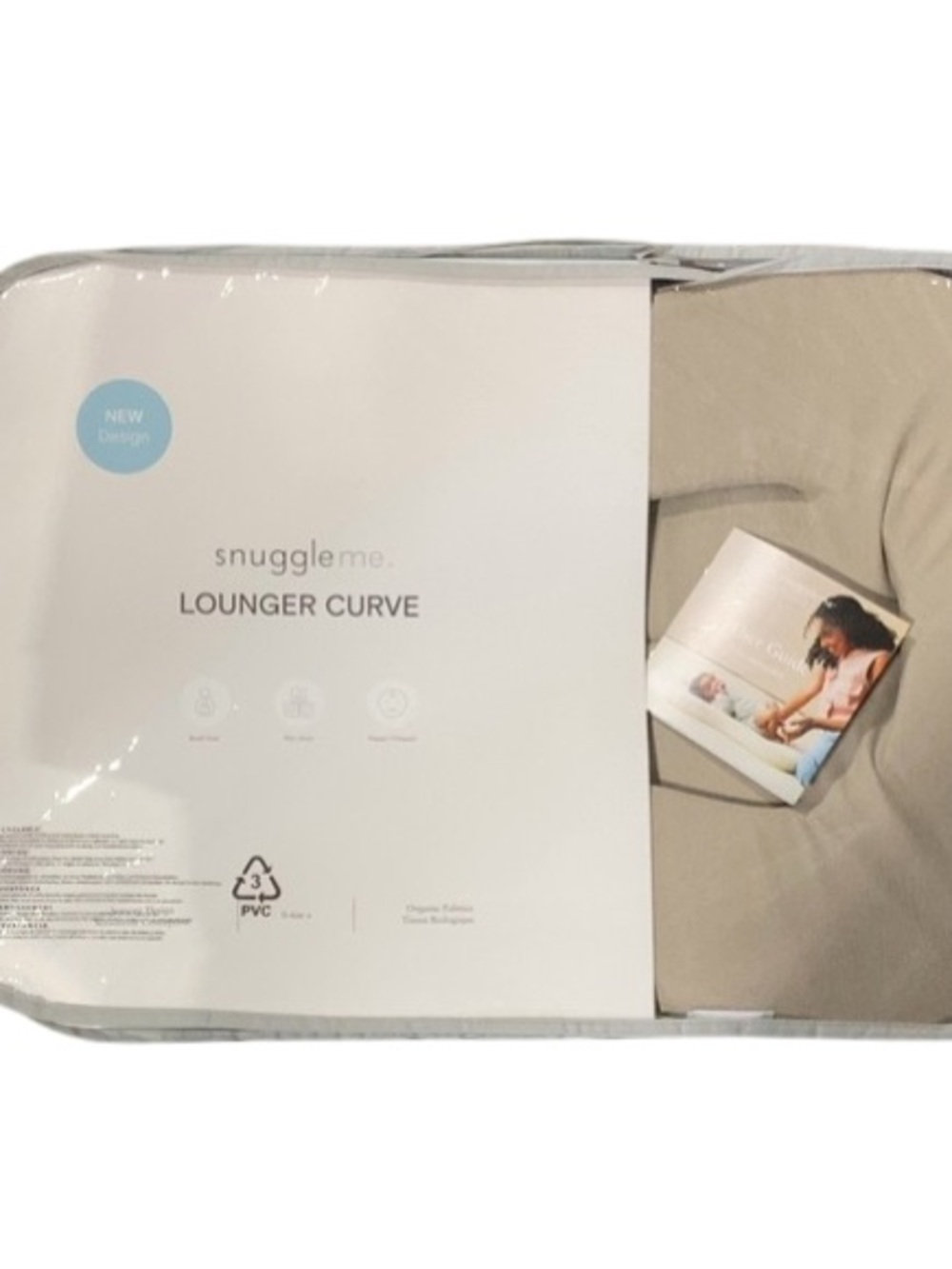 Snuggle Me Organic Lounger Curve, Birch